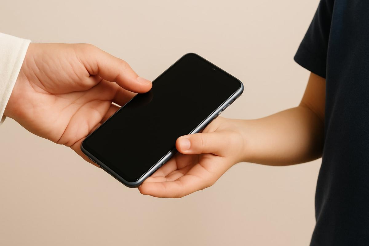 12 passos para preparar a criança para o seu primeiro telefone